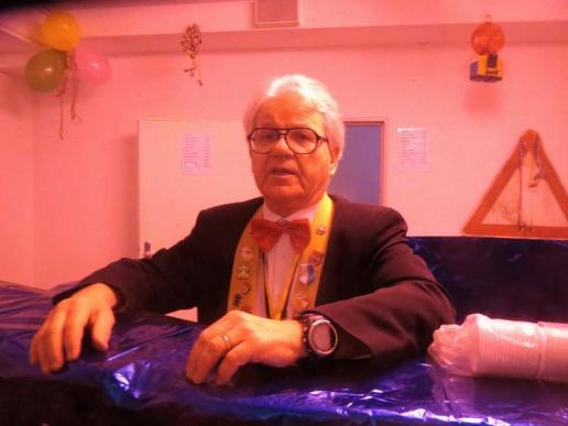 27.02.2018  Roland bei Barbesuch vor der Prunksitzung